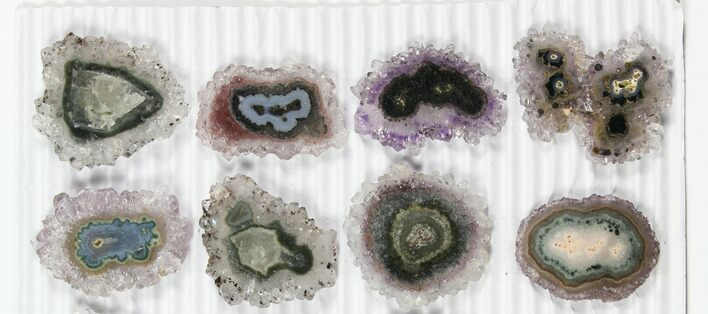 Lot: ~ Amethyst Stalactite Slices ( Pieces) #101756